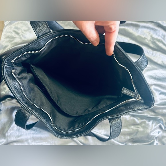 #2 Beautiful brand, new leather, gray matter, shoulder bag. - Picture 5 of 8